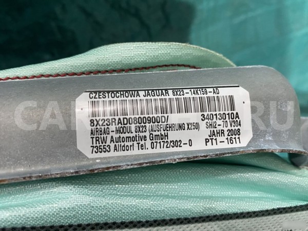 Подушка безопасности боковая правая Jaguar XF X250 Jaguar XF оригинальный номер 8X2314K159AD