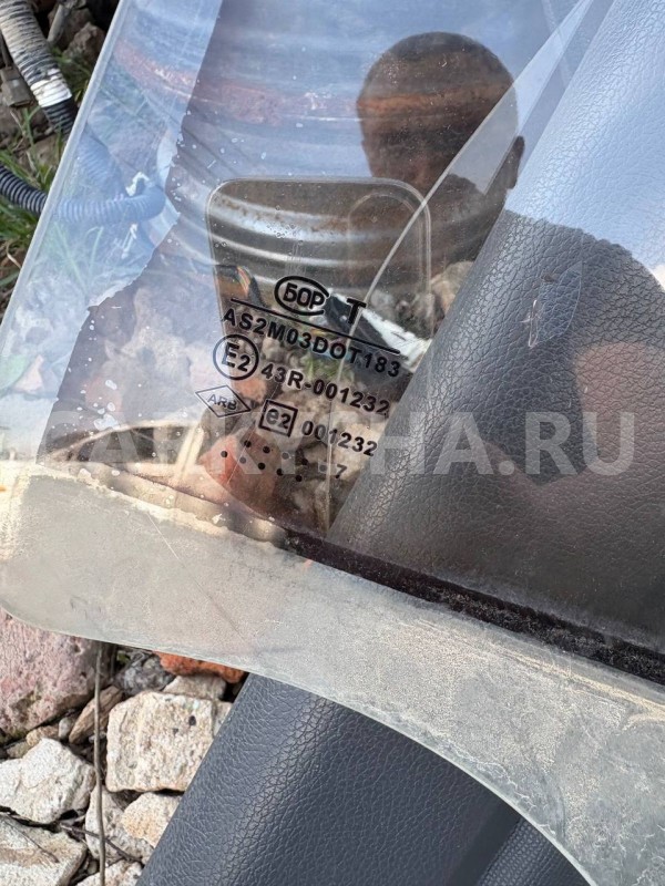 Стекло двери задней левой Renault Logan I (2004—2009) Renault 20 оригинальный номер 8200240553