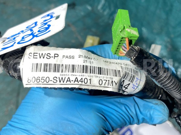 Проводка коса печки отопителя Honda CR-V 3 RE Honda CR-V оригинальный номер 80650SWAA40